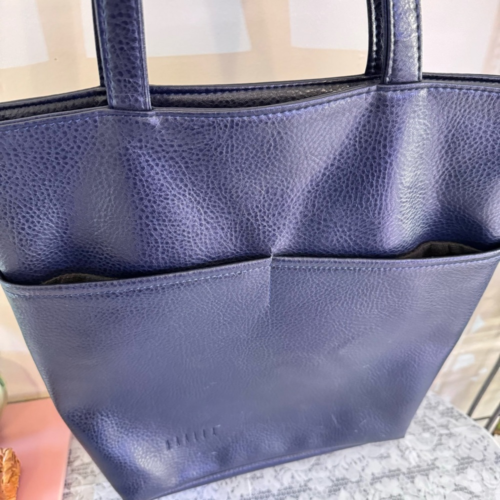 Maalex Leather  Navy Blue Womens Shoulder Bag - Picture 3 of 15